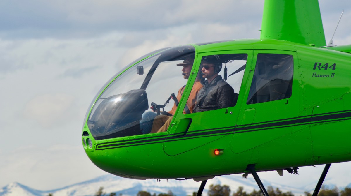 Flying in helicopter: learning pilot skills