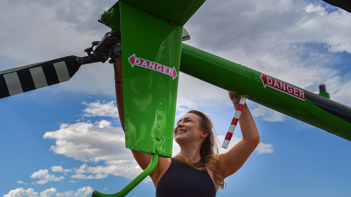 women in flight