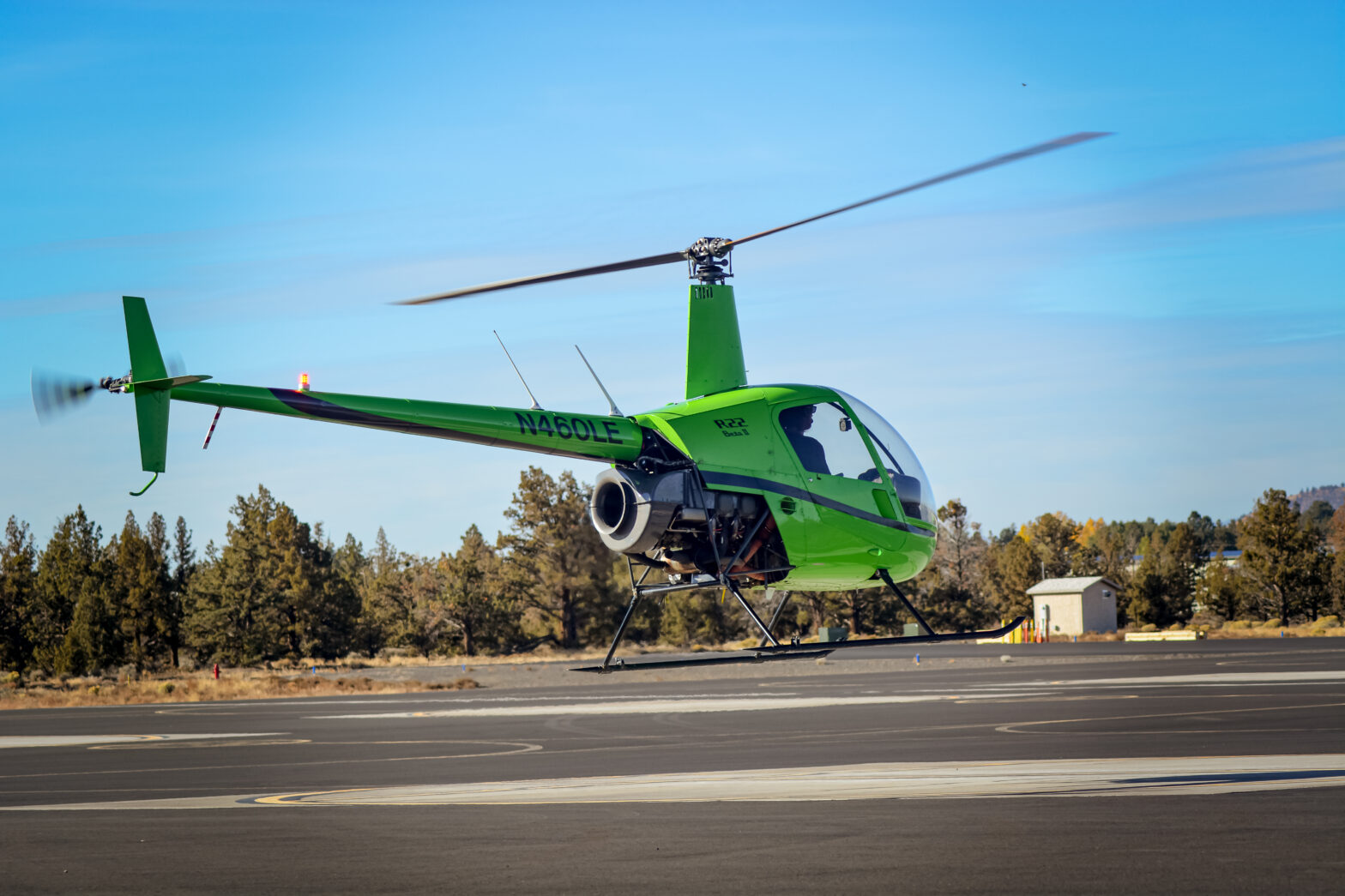 helicopter pic for a blog about first solo flight