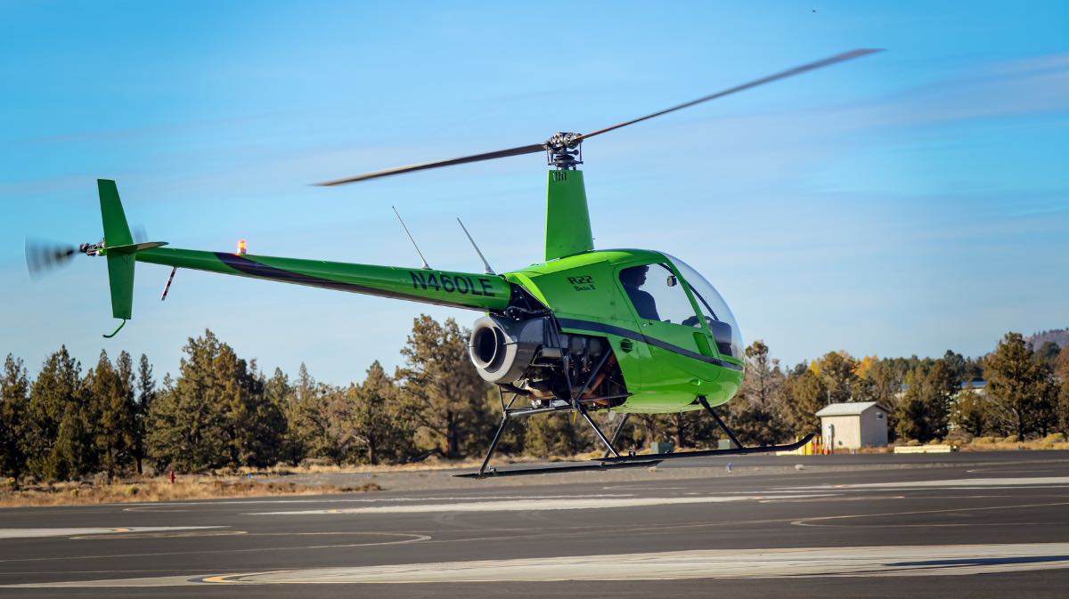 pic of heli for a blog about first solo flight