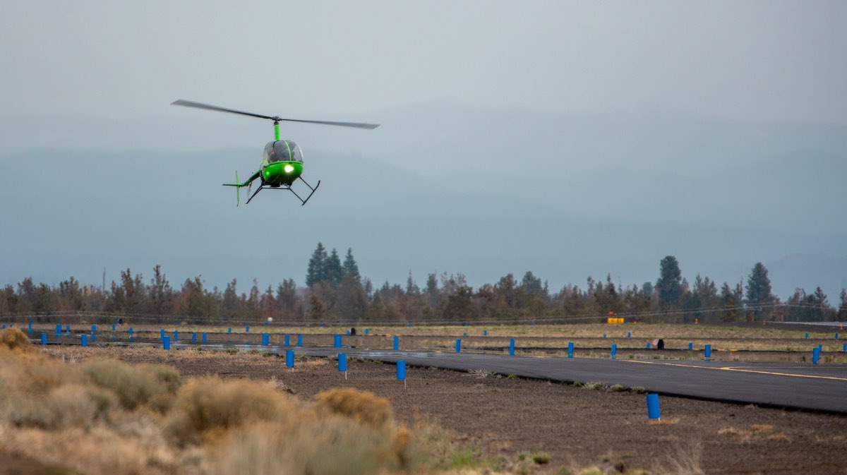 helicopter landing for a blog on helicopter autorotation